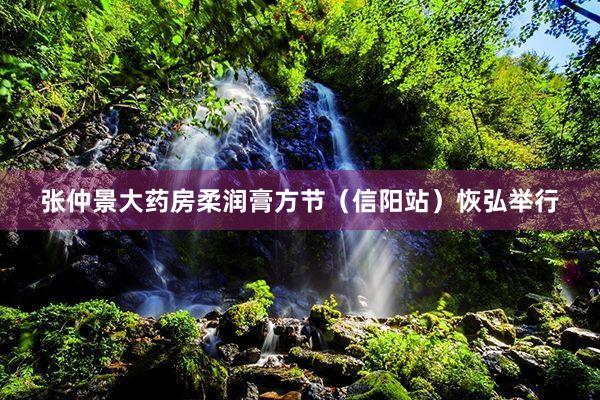 张仲景大药房柔润膏方节（信阳站）恢弘举行